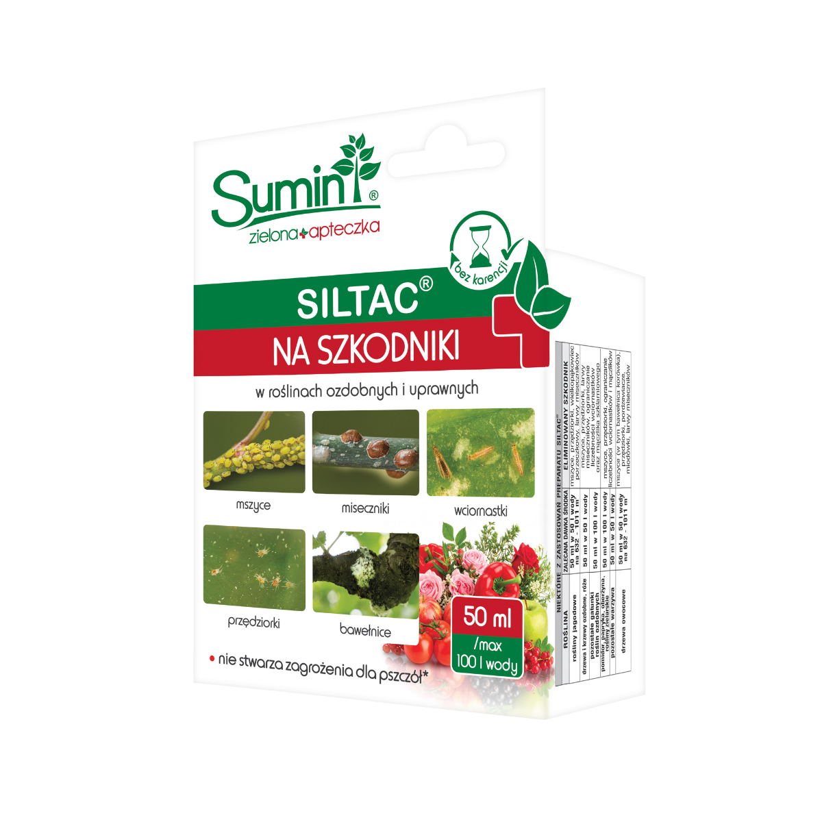 SILTAC EC zwalcza przędziorki, mszyce, miseczniki_50 ml_17.07.2025 SILTAC EC zwalcza przędziorki, mszyce, miseczniki_50 ml_17.07.2025