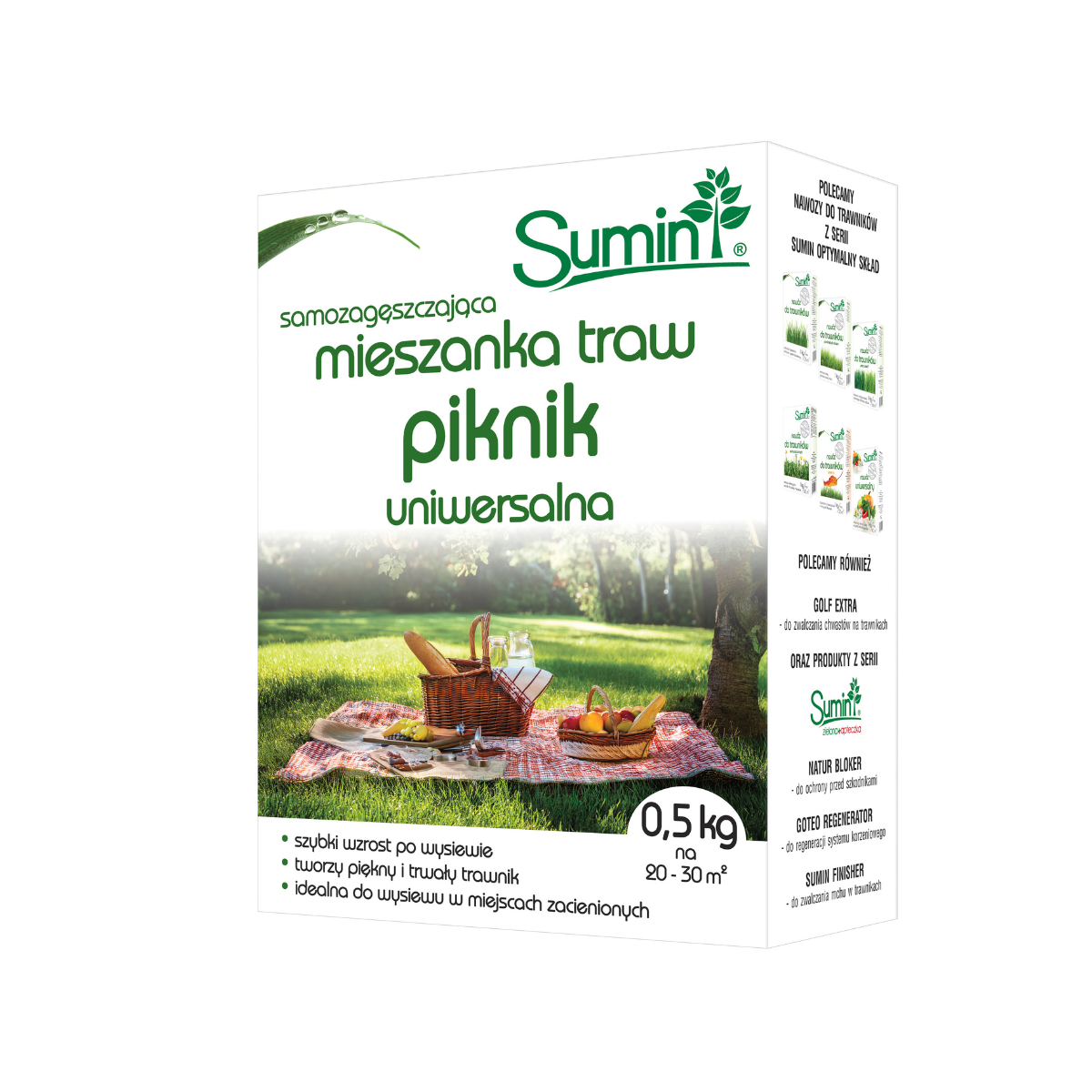 TRAWA UNIWERSALAN PIKNIK SAMOZAGĘSZCZAJĄCA_0,5 kg TRAWA UNIWERSALAN PIKNIK SAMOZAGĘSZCZAJĄCA_0,5 kg